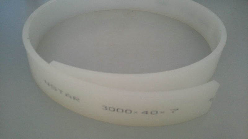 Gummisiebdruck-Maschinen-Teile des gummiwalzen-Blatt-40x7mm 1m für Samsungs-Drucker