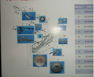 40081810 Rückspulen-Frühling SMT-Zufuhr-Teile für Zufuhr-Frühling JUKI 8mm