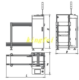 SMT-Linie automatischer PCB-Magazin-Ladegerät