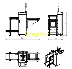 SMT-Linienmaschine vollautomatischer Plattenstapler SMT-Ladegerät