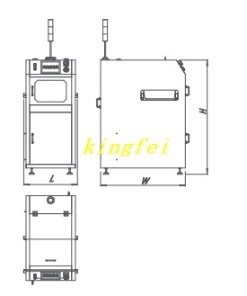 LV-350W-TN SMT-Maschine Vakuum-Saugplatte-Lademaschine-Lader-Enlade