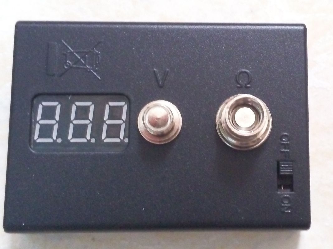 Ersatzteile OHM-Meter SMTs, Widerstand-Prüfvorrichtung für Zerstäuber Fadens RDA RBA DIY des e-Zigaretten-510